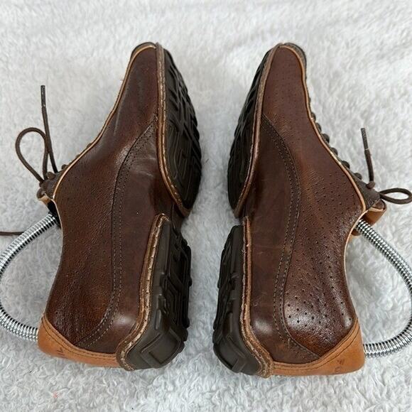 Fossil Oxford Shoe Mens 7 Brown Leather Ferdinand Lace Up Leather Casual - Picture 5 of 9